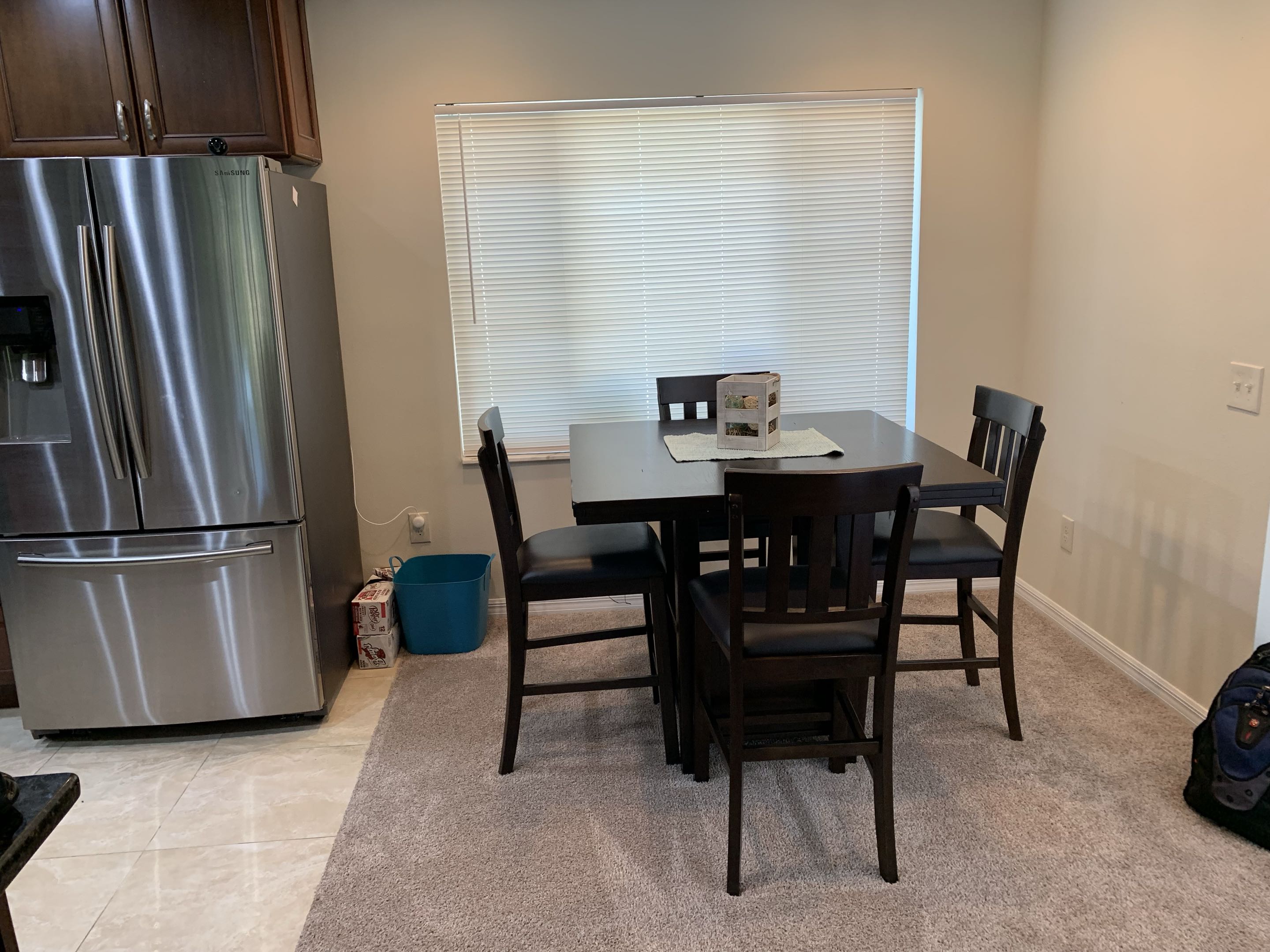 Kitchen and dining table
