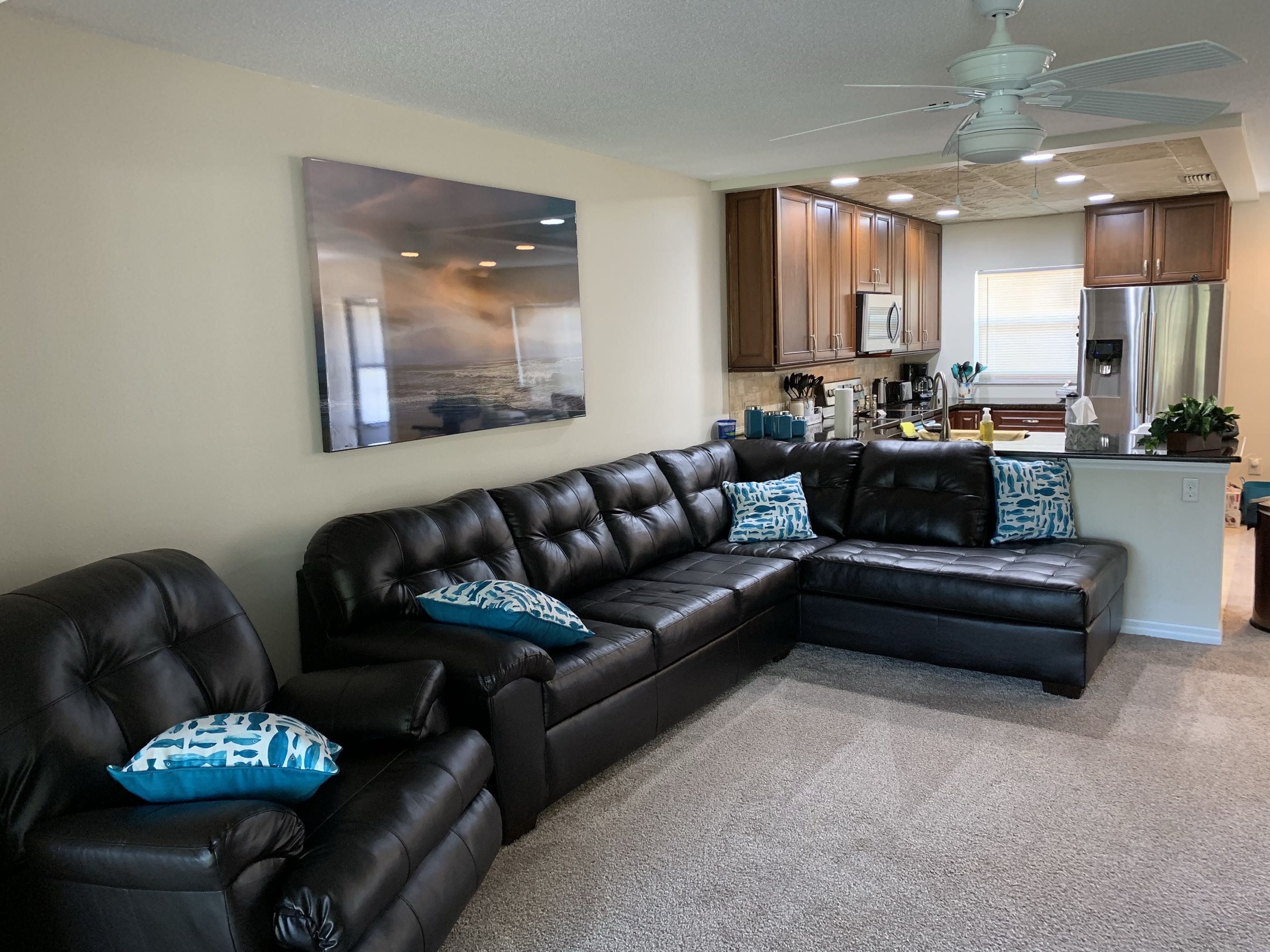 Living room seating area